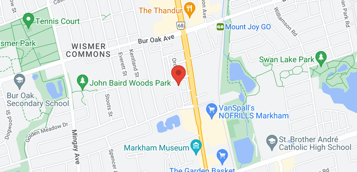 map of #721 -9506 MARKHAM RD
